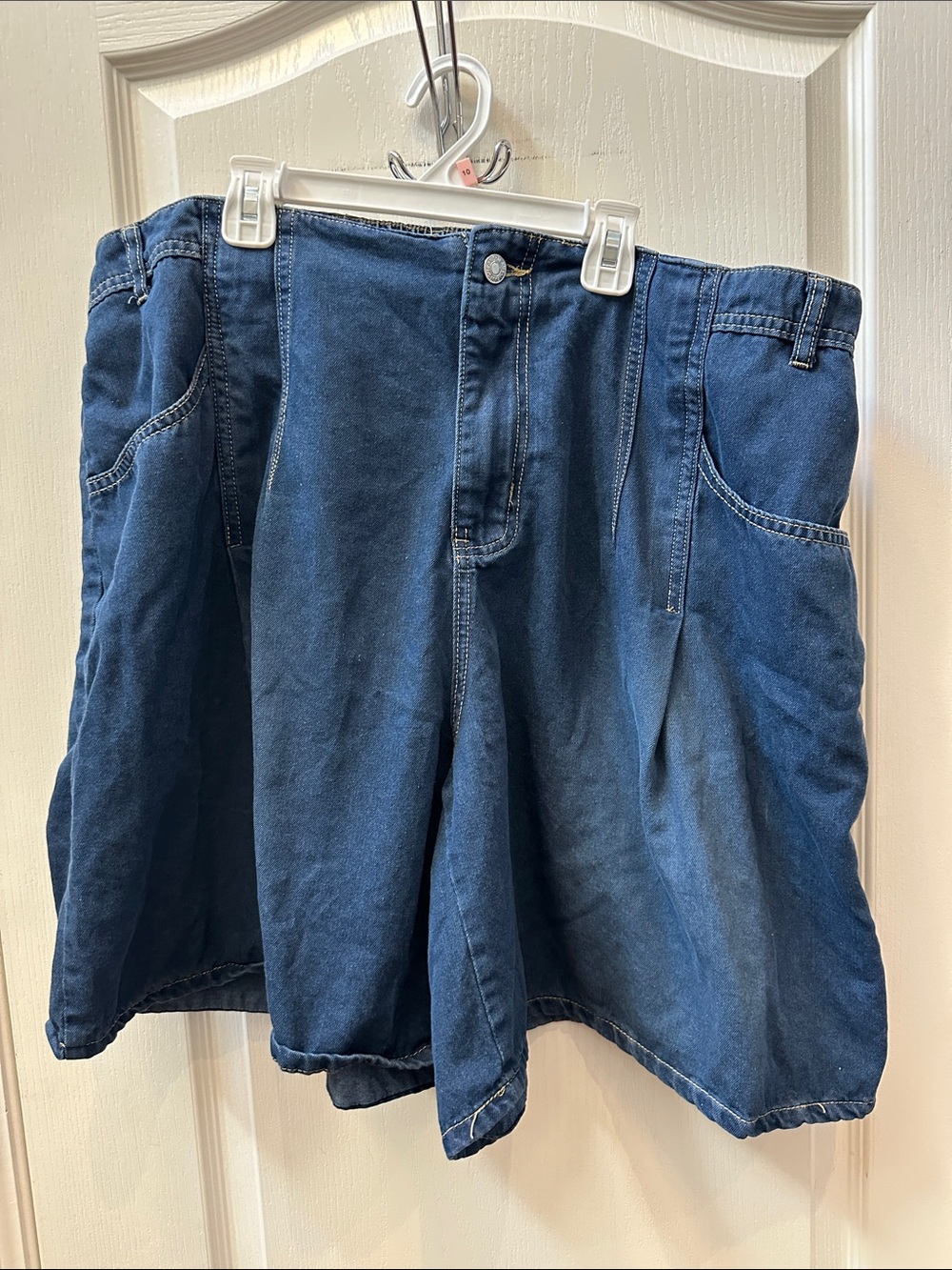 Source Unknown High-Waist Denim Shorts in Blue 3x
